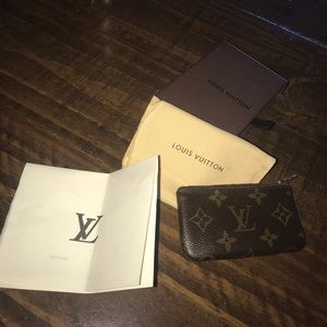 Louis Vuitton monogram key cles/pouch